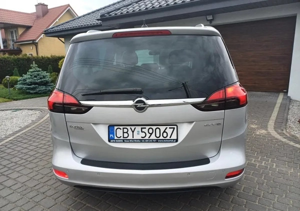 Opel Zafira cena 27900 przebieg: 252000, rok produkcji 2014 z Milanówek małe 92